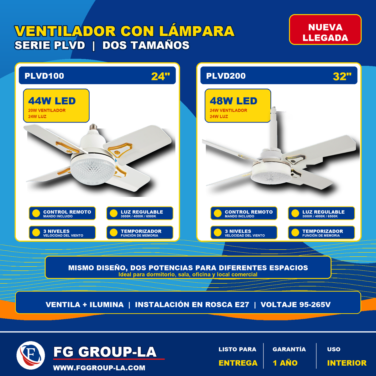 PLVD fan 100W 200W