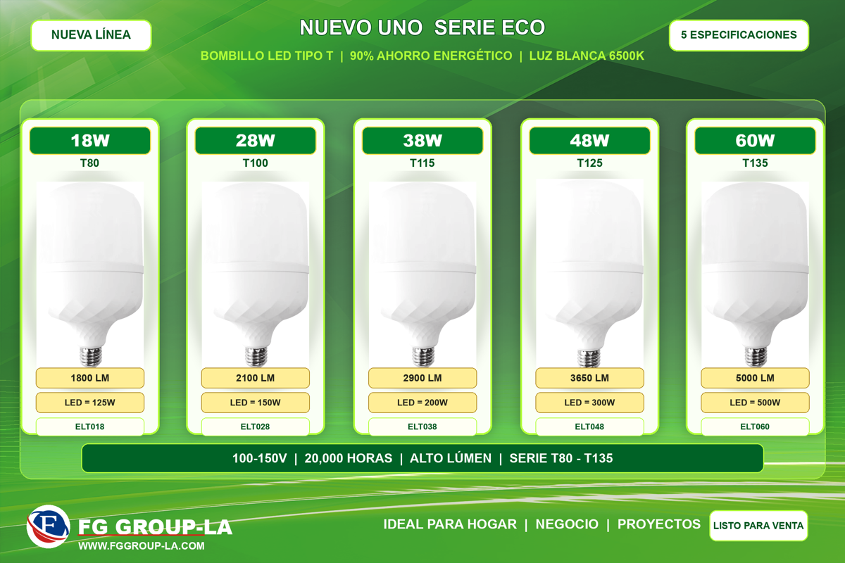 UNO ECO T bulbs